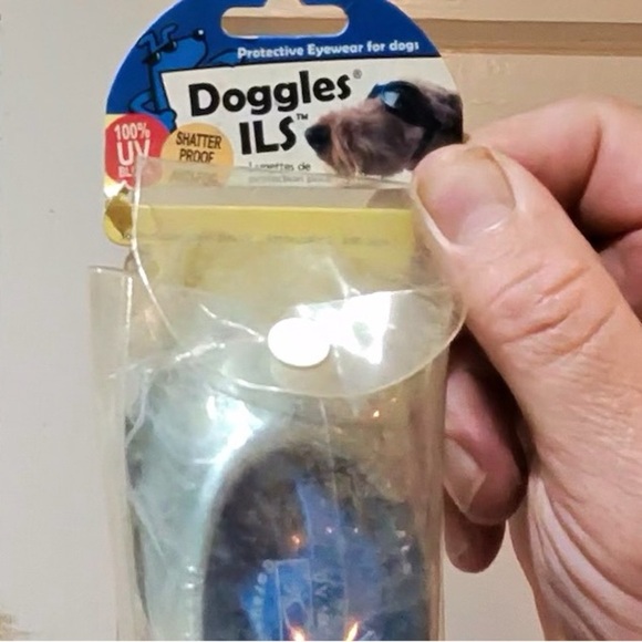 Doggles Protective Dog Goggles Glasses Blue Size Medium - Picture 2 of 6